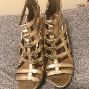 Gold heels